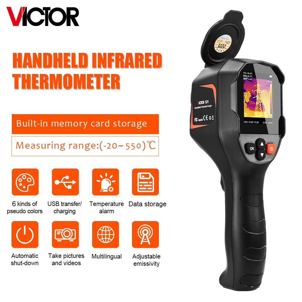 كاميرا حرارية VICTOR TISR بدقة - مراجعة Nf 521 Thermal Imaging Camera وسعره