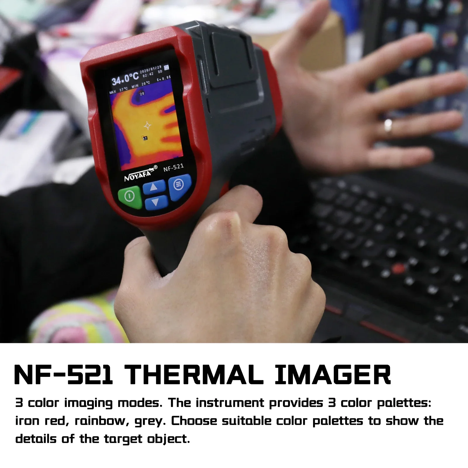 NF-521 كاميرا IR محمولة للتصوي - مراجعة Nf 521 Thermal Imaging Camera وسعره