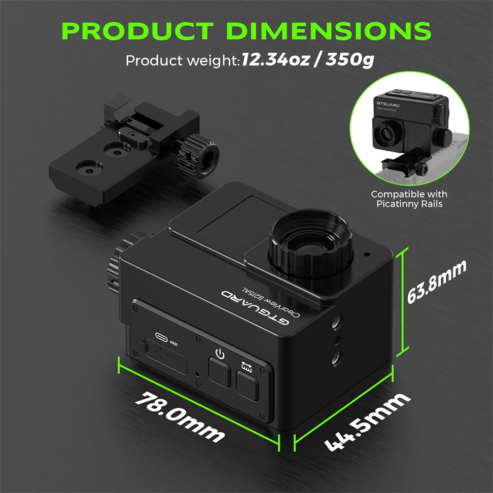 منظار حراري GTGUARD B215AL بدق - مراجعة Thermal Scope Night Vision Monocular وسعره